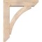 Ekena Millwork Thorton Slat Smooth Bracket w/ Offset Brace, Douglas Fir, 7 1/2"W x 32"D x 38"H BKT0806X32X38THR06SDF - alternate 2